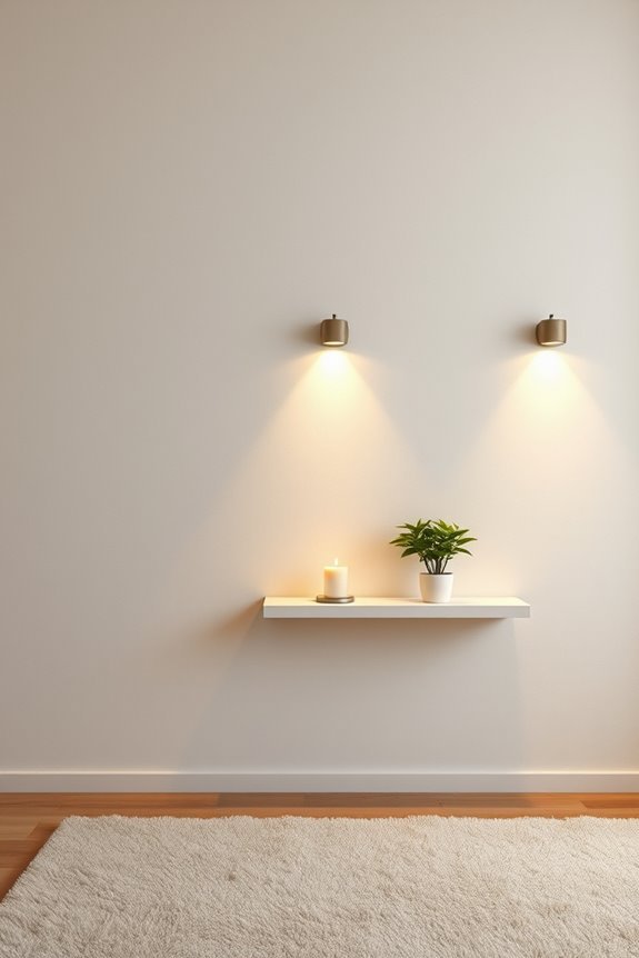 neutral warmth with subdued lighting