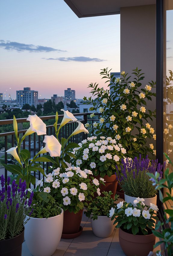 night blooming fragrance balcony garden
