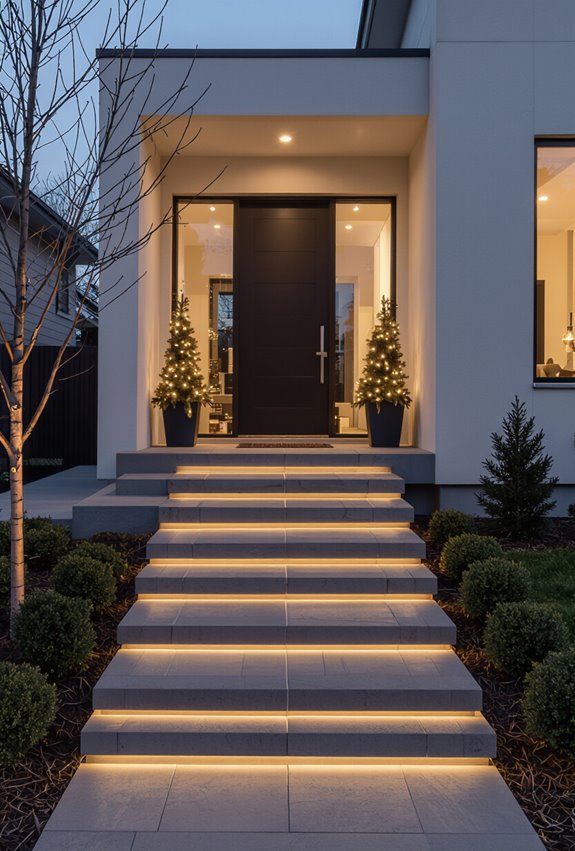 non slip illuminated step safety