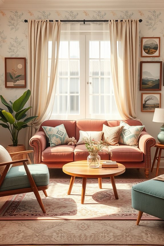 nostalgic vintage color schemes