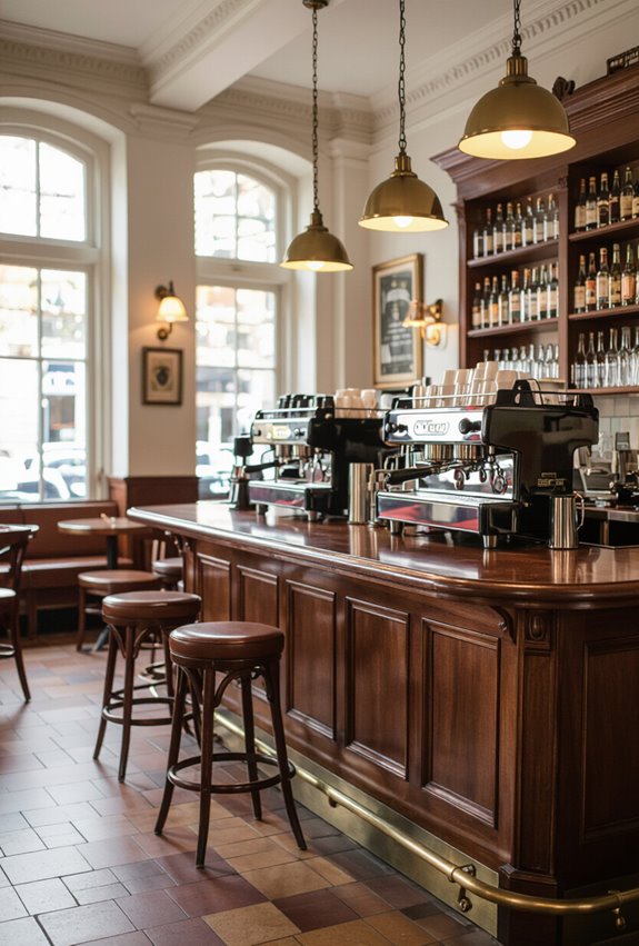 nostalgic vintage espresso experience