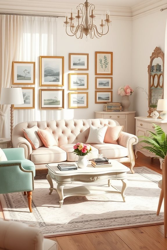 nostalgic vintage living room