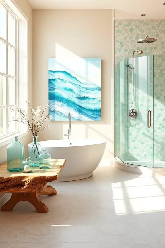 ocean inspired bathroom decor