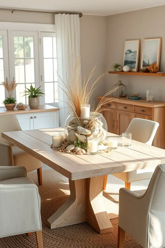 ocean themed dining decor ideas