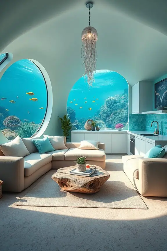 oceanic serene living space