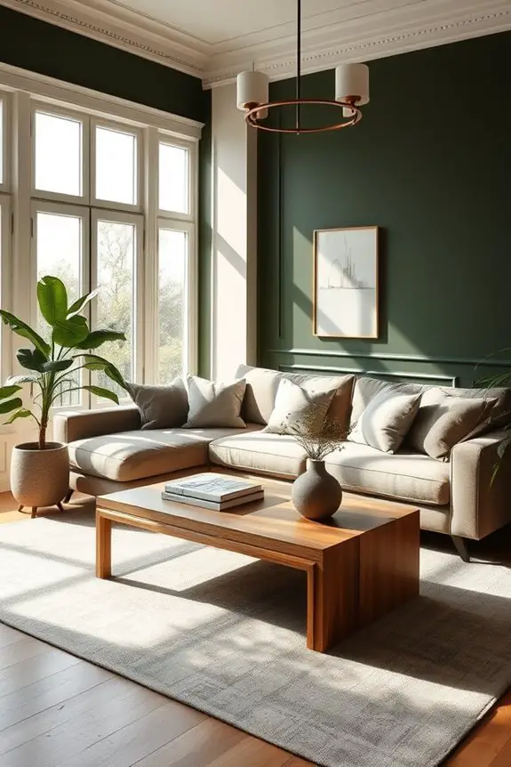 olive green and gray harmony