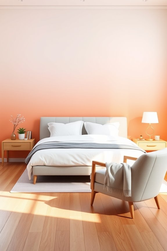 ombre color transition technique