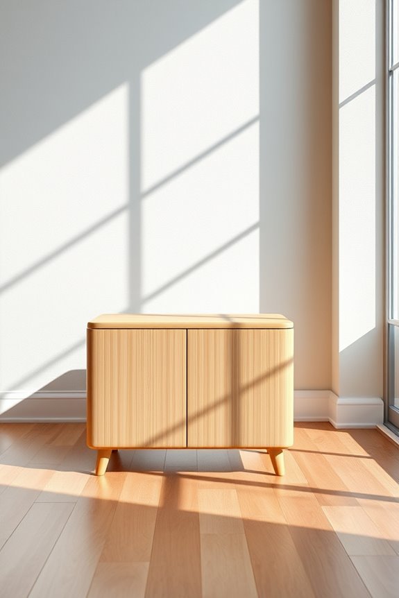 ombre painted bamboo furniture transformation