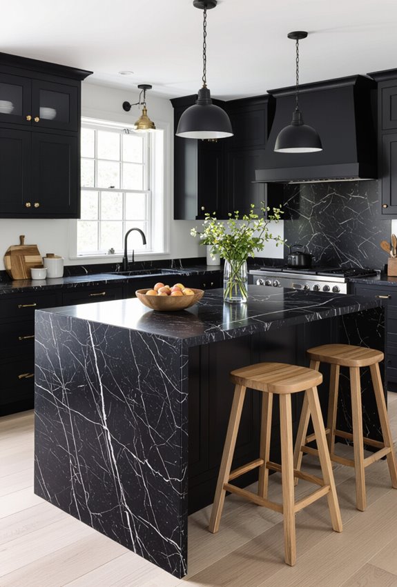 onyx marble breakfast bar