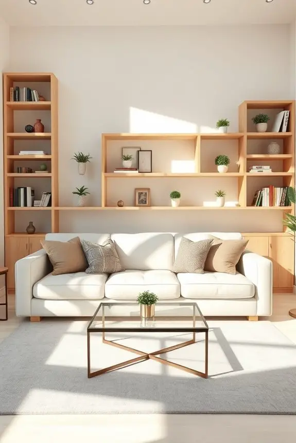 open back shelving design benefits
