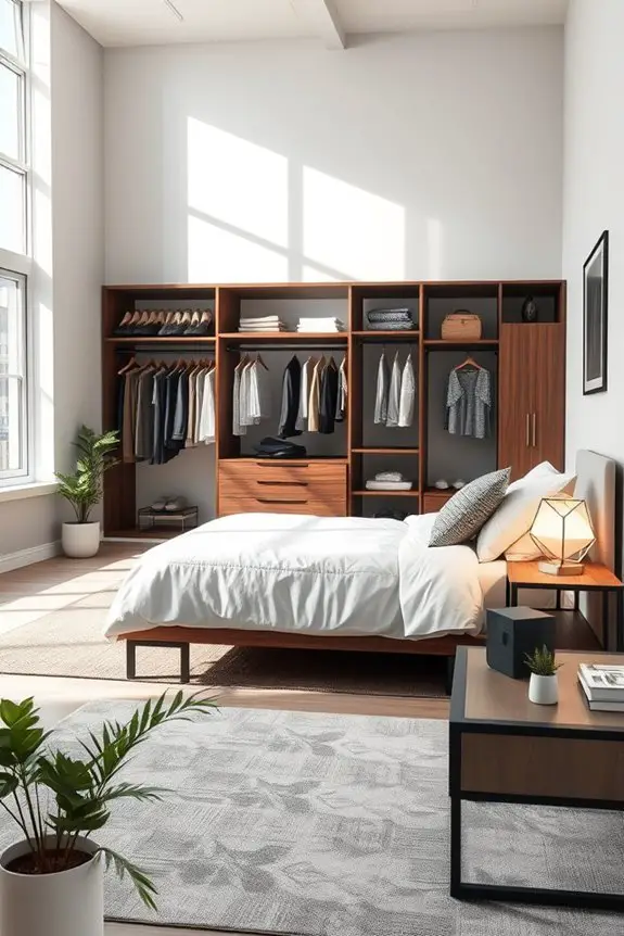 open closet design benefits
