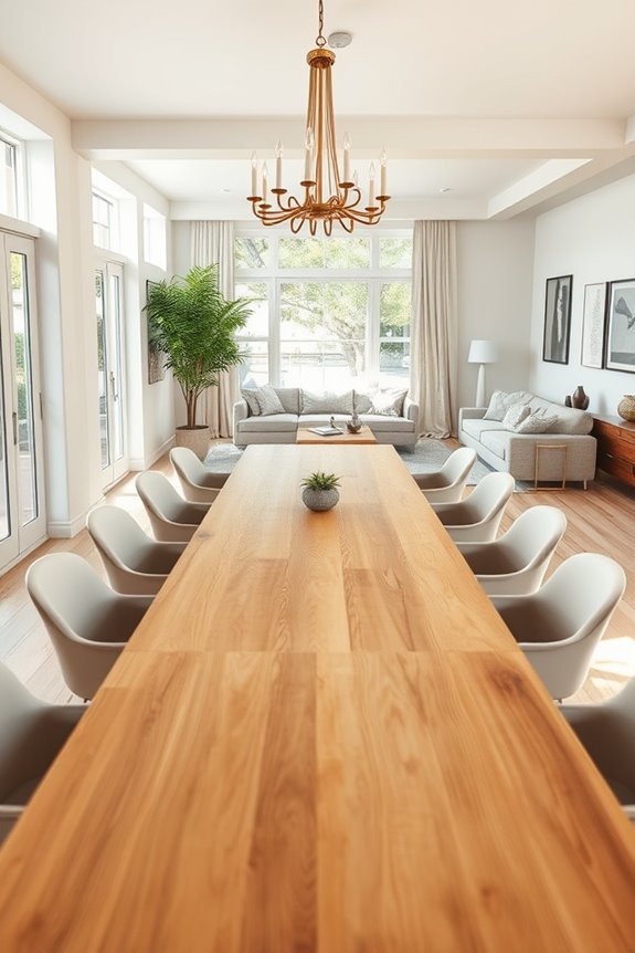 open concept dining harmony