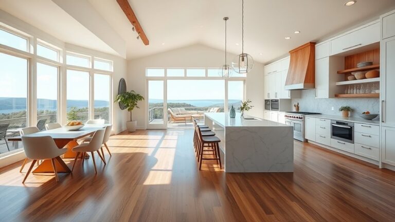 open concept dining kitchen designs