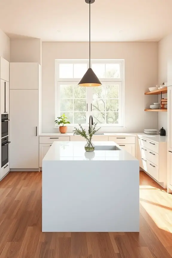 open concept kitchen design