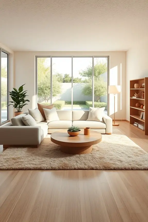 open inviting minimalistic retreat