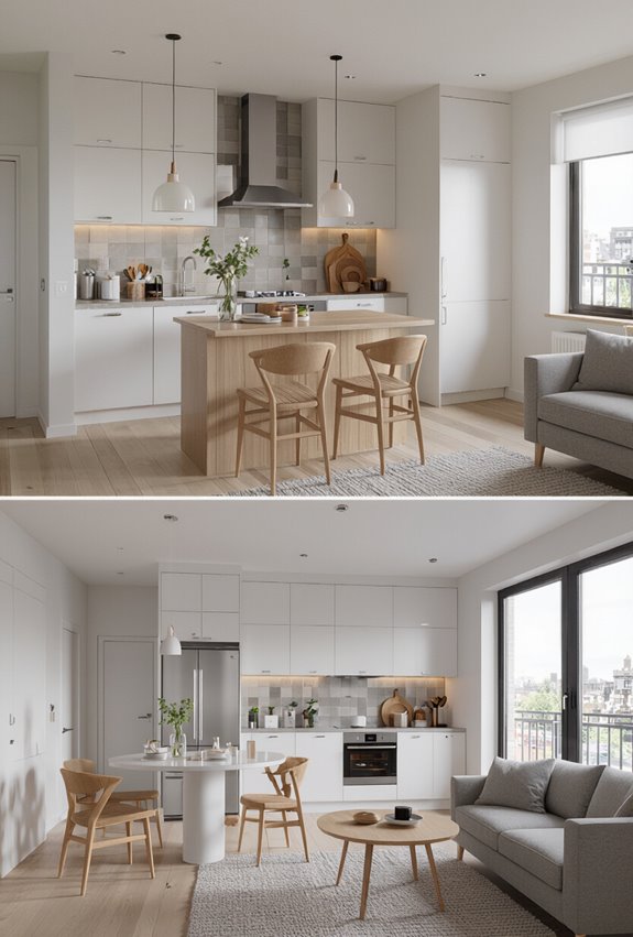 open layout invites socializing