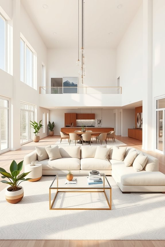 open layouts enhance flow