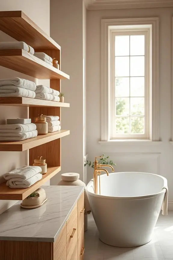 open shelving storage solutions