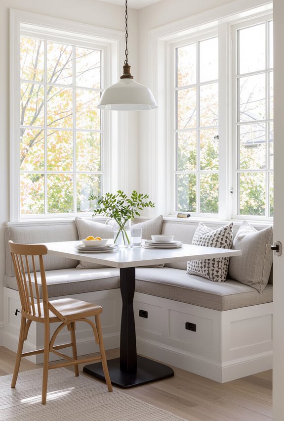 open shelving versus concealed storage