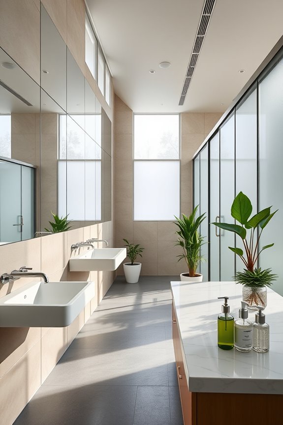 open spacious accessible bathrooms