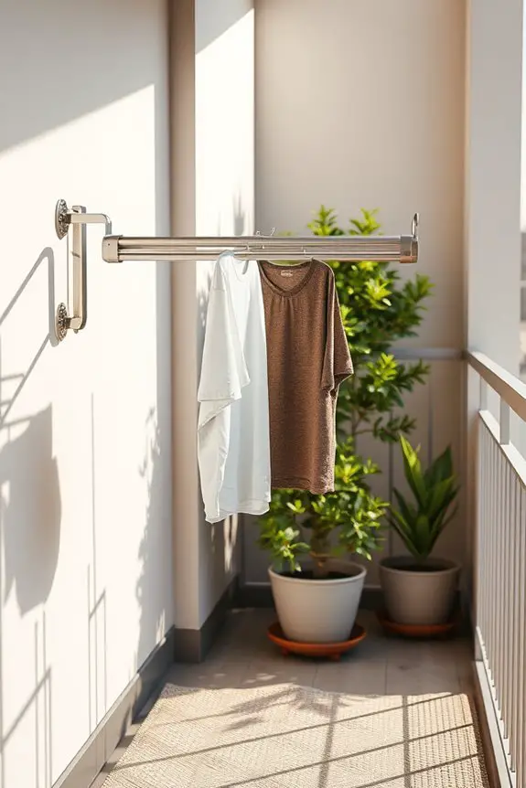 optimize balcony drying space