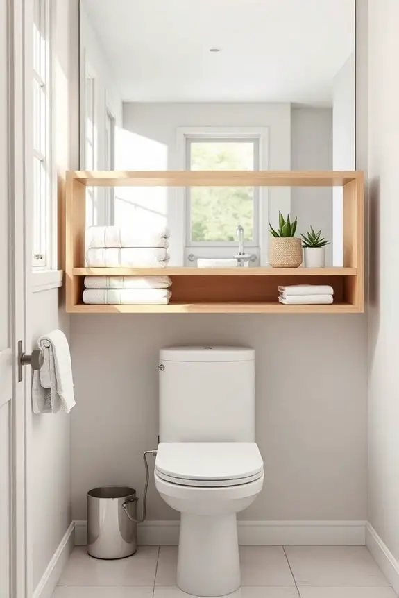optimize bathroom storage solutions