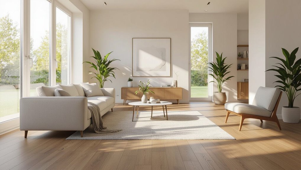 optimize light for flooring