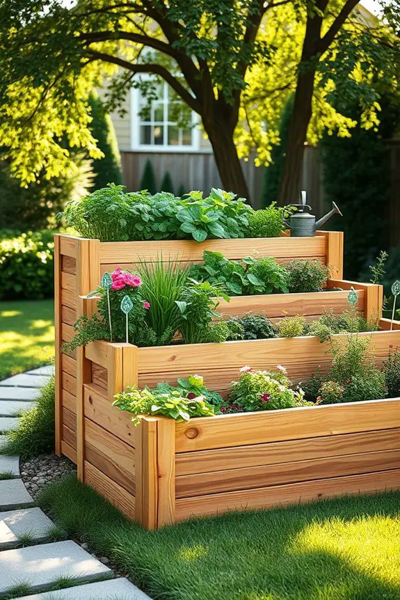 optimized multi level gardening experience