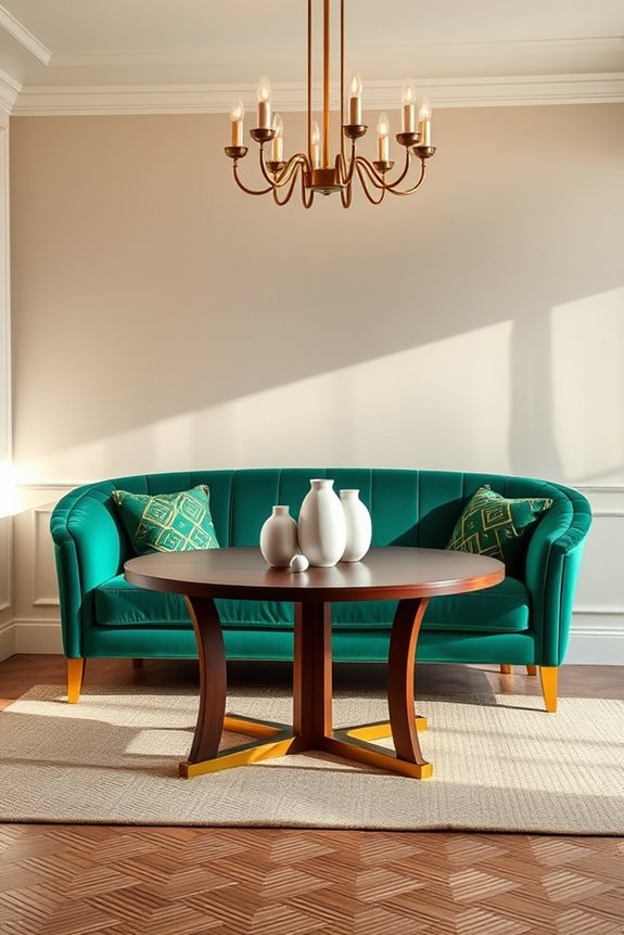 opulent art deco sofas