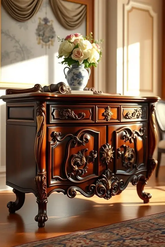opulent baroque dining centerpiece