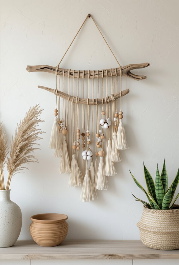 organic driftwood branch wallart