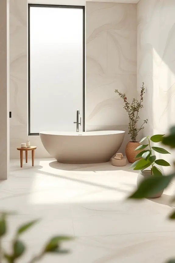 organic shapes create tranquility