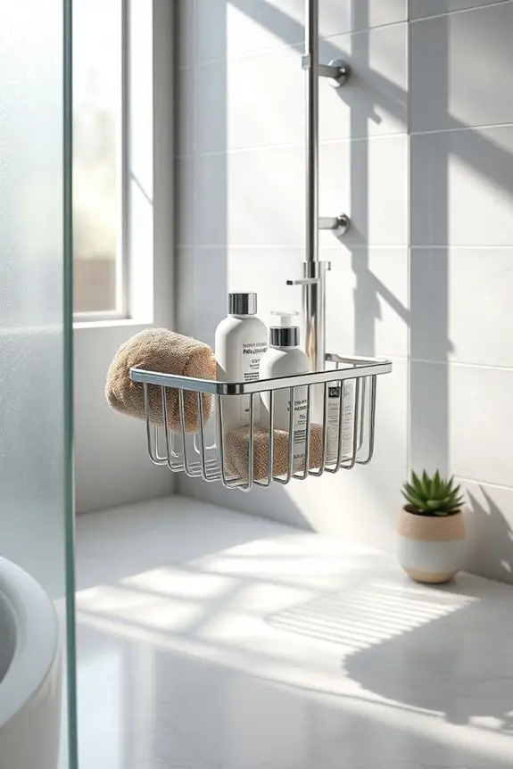 organize bathing essentials easily