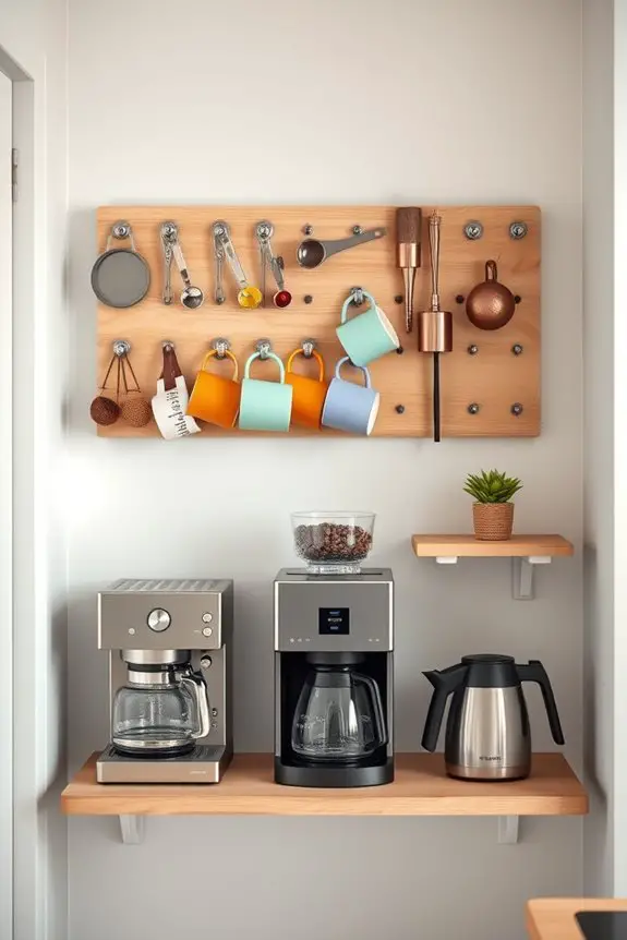 organize coffee tools efficiently