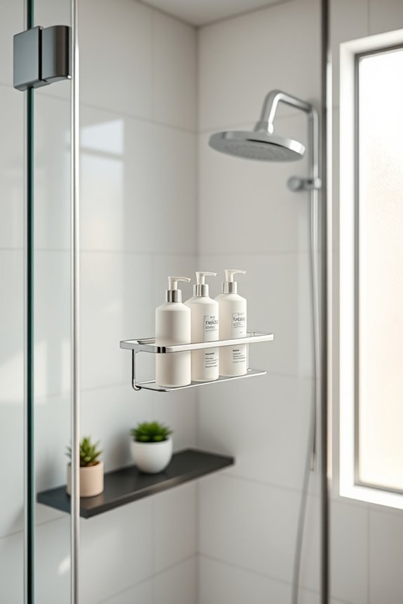 organize your shower essentials