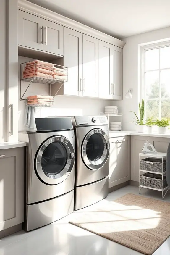 organized and efficient laundry room