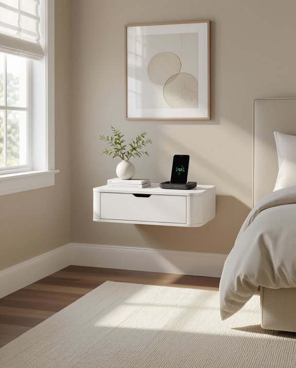 organized bedside charging solution