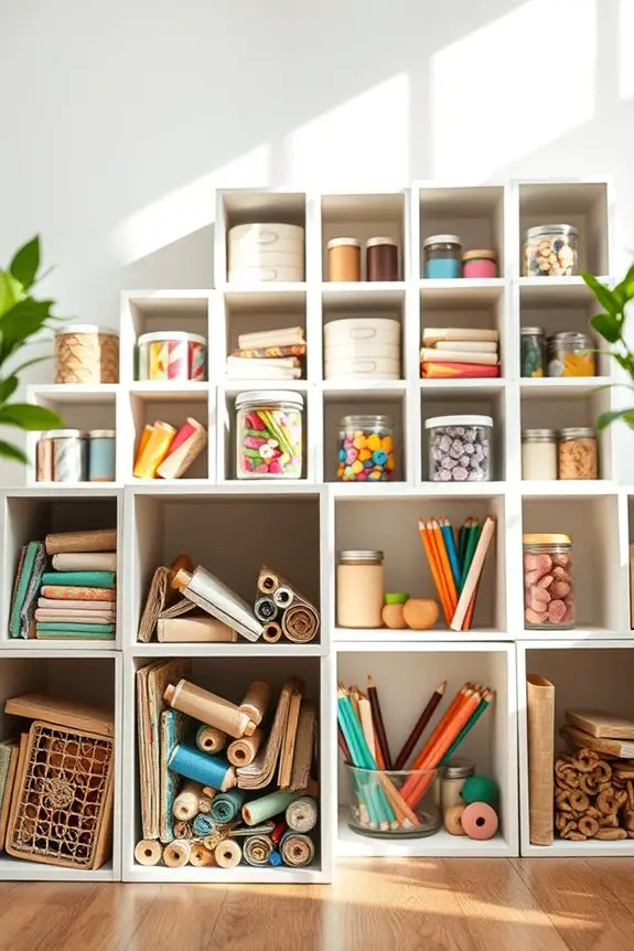 organized cube storage solutions