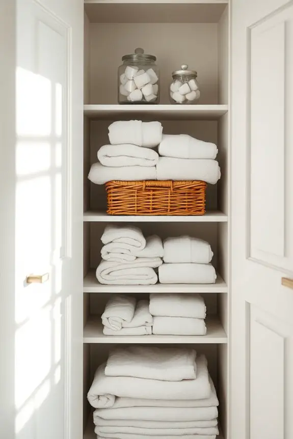 organized linen closet benefits