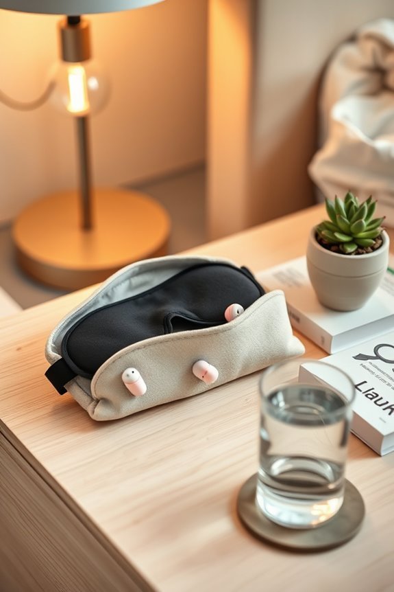 organized sleep essentials pouch