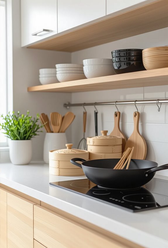organized vertical utensil protection