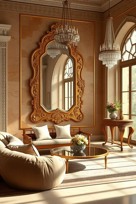 ornate mirrors for sophistication