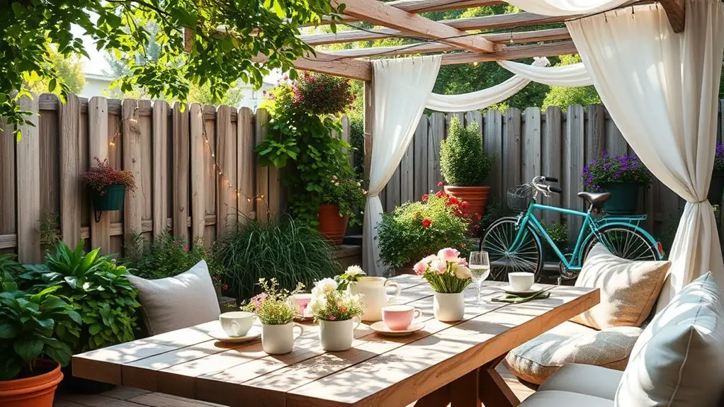 outdoor cafe retreat ideas