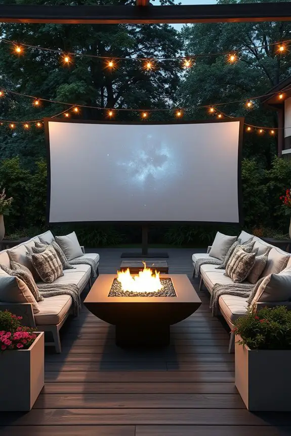 outdoor cinema movie night