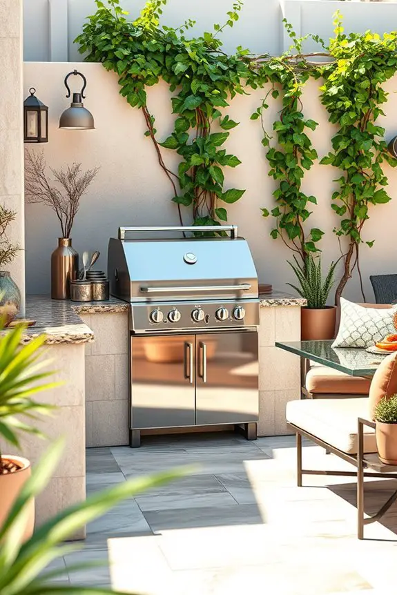 outdoor cooking and entertainment