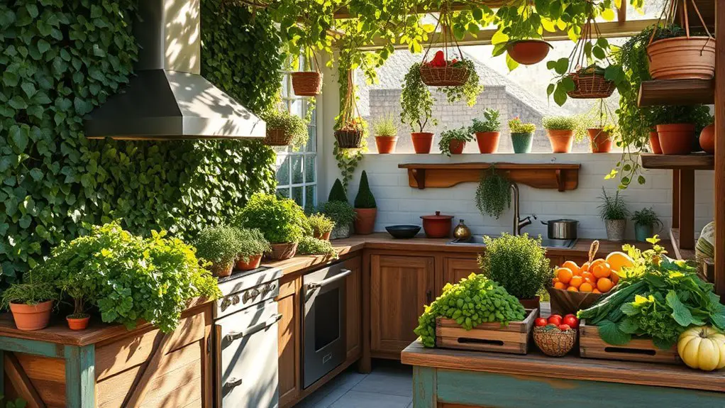 outdoor cooking garden inspiration