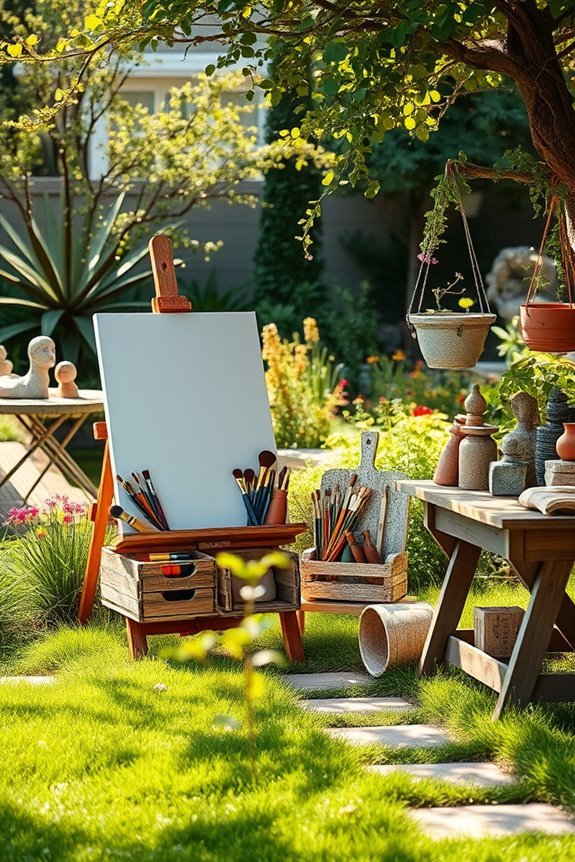 outdoor creative art haven