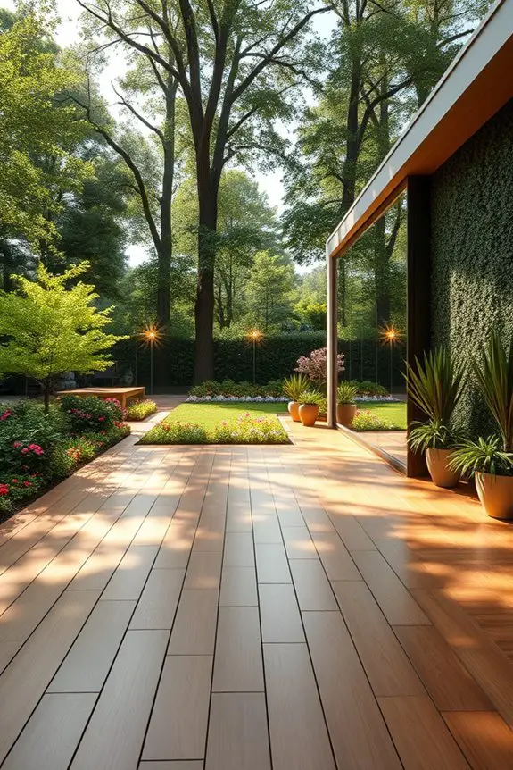 outdoor dance studio setup