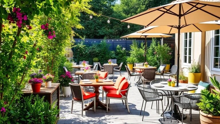 outdoor dining space ideas