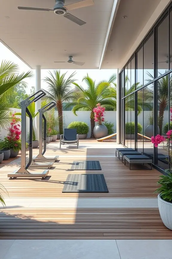 outdoor fitness in nature